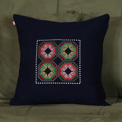 Fair Trade Traditional Embroidered Acrylic Cushion Cover