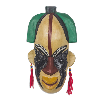 Handcrafted Congo Zaire Wood Mask
