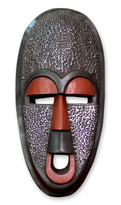 African Wood Wall Mask