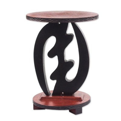 Wood Accent Table from West Africa