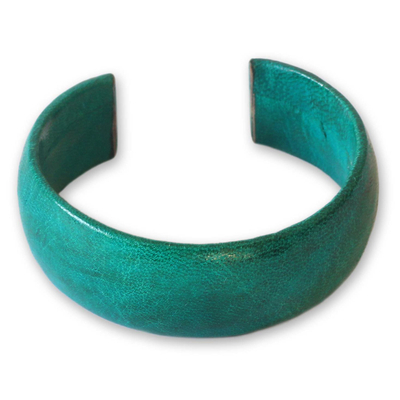 Fair Trade Leather Cuff Bracelet