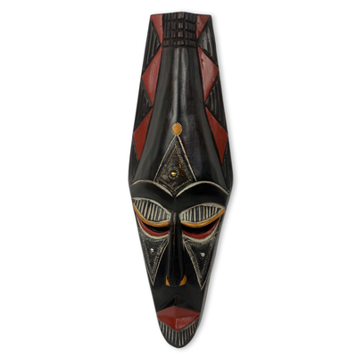 Fair Trade African Decorative Wood Mask from Ghana