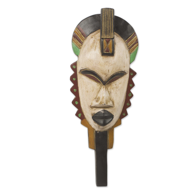 African Wall Mask of Swahili Healer Original Design