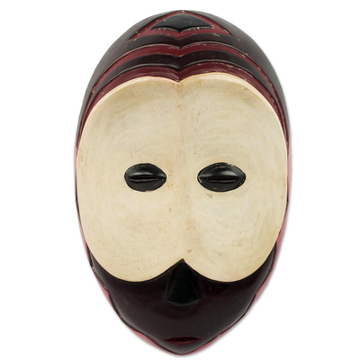 African Art Mumuye Nigerian Tribe Handmade Replica Wall Mask
