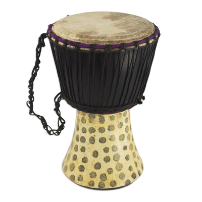 Genuine Traditional Djembe Drum Hand Crafted in Ghana