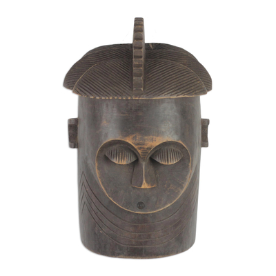 Baga Style West African Wood Mask from Ghana