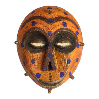 Burkina Faso-Style African Wood Mask from Ghana