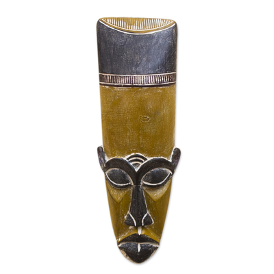 Frafra Tribe-Style African Wood Mask from Ghana