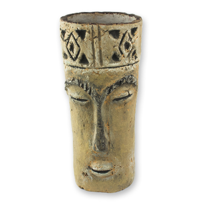 Hand Crafted African Ceramic Vase