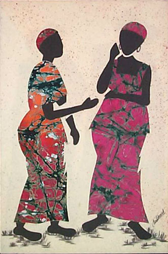 African Folk Art Painting