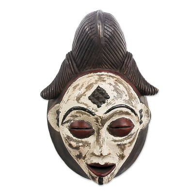 Unique Gabonese Wood Mask