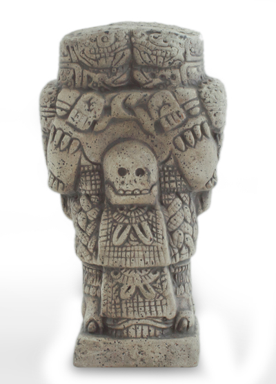 Unique Aztec Archaeology Ceramic Replica Sculpture (Small)