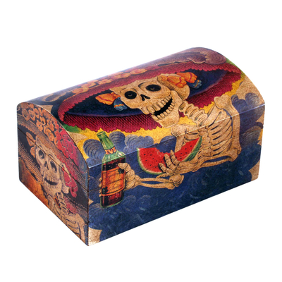 Day of the Dead Decorative Wood Box