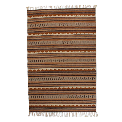 Zapotec wool rug (5x7.5)
