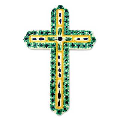 Hand Made Religious Ceramic Cross