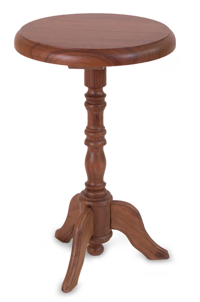 Handmade Colonial Wood Accent Table Furniture