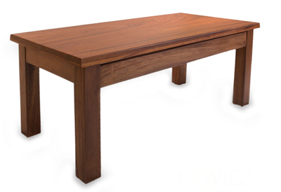 Parota wood coffee table