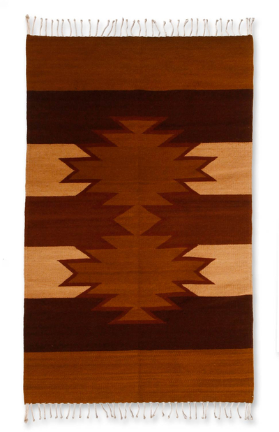 Zapotec wool rug (2.5x5)