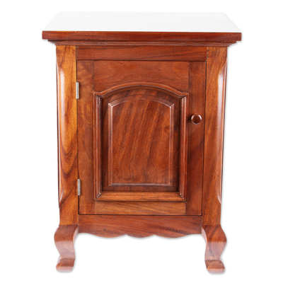 Handcrafted Wood Nightstand End Table