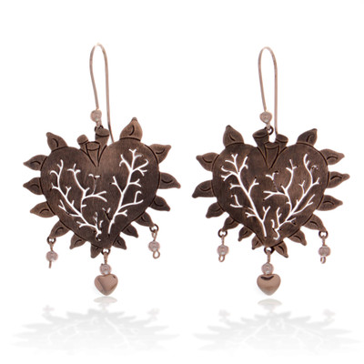 Taxco Jewelry Hand Made Sterling Silver Earrings