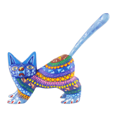 Mexican Alebrije Cat Sculpture