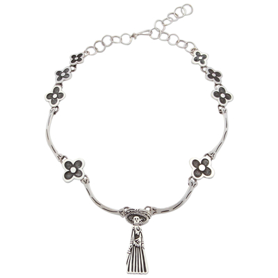 Catrina Silver Choker Day of the Dead Jewelry Collection
