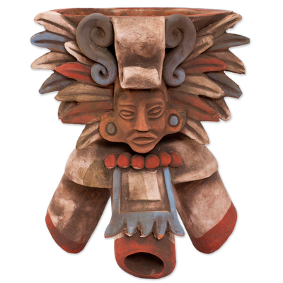 Handcrafted Ceramic Incense Holder from Mexico