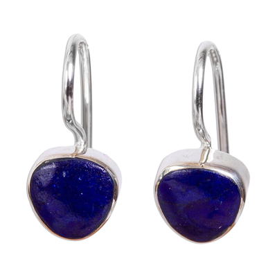 Taxco Lapis Lazuli Drop Earrings from Mexico