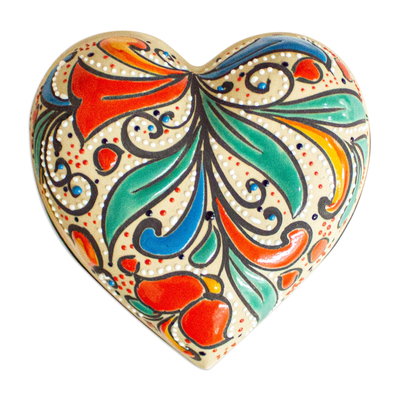 Handmade Heart Shaped Ceramic Jewelry Box