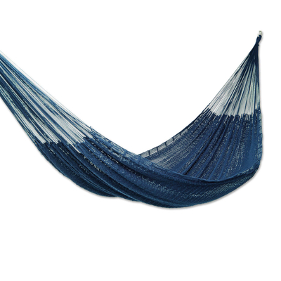 Navy Blue Cotton Hammock (Double)