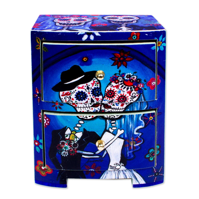 Day of the Dead Themed Jewelry Chest