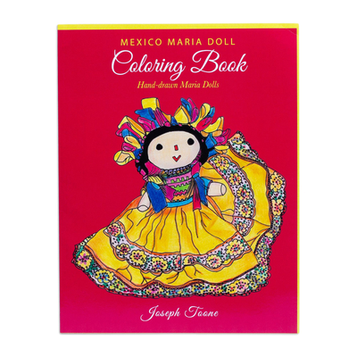 Maria Dolls Adult Coloring Book from Mexico