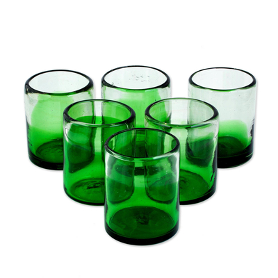handblown juice glasses