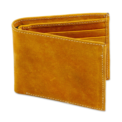 Artisan Crafted Leather Bifold Wallet