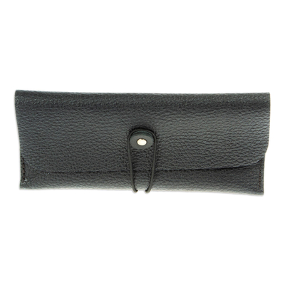 Artisan Crafted Soft Genuine Leather Eye and Sunglasses Case