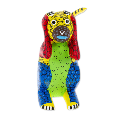 Wood Monkey Alebrije Figurine Carved and Painted by Hand