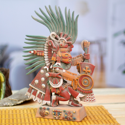 Ceramic Sculpture of the Aztec God of Agriculture Xipe Totec