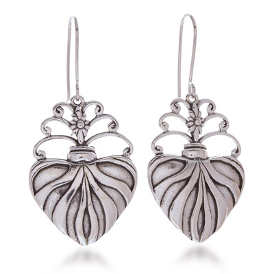 Sterling silver dangle earrings