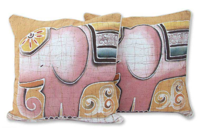 Batik Cotton Cushion Covers (Pair)