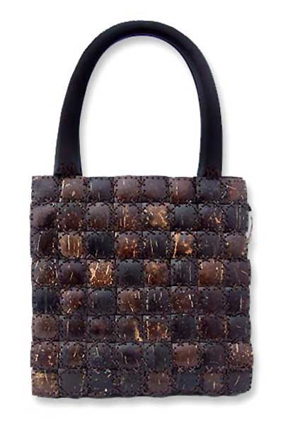 Coconut shell handbag
