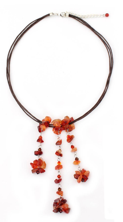 Handcrafted Carnelian Necklace