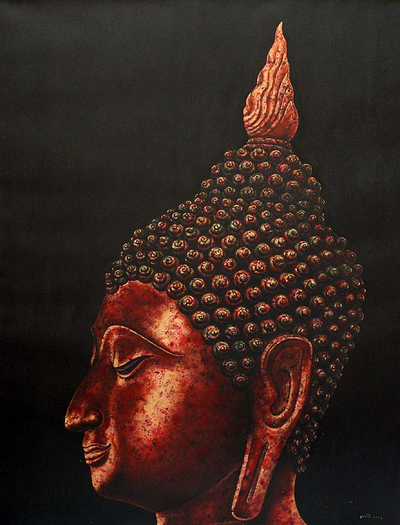 Thai Spiritual Buddhism Painting (2004)