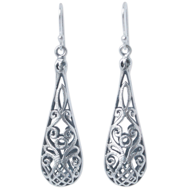 Handmade Sterling Silver Dangle Earrings