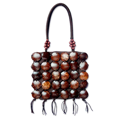 Coconut shell handbag
