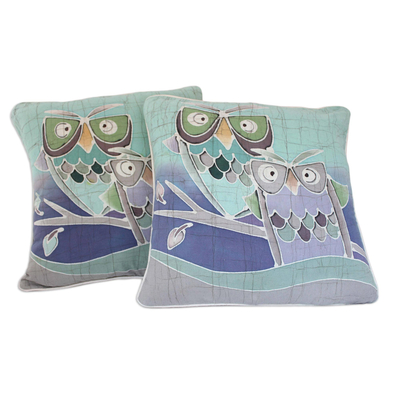 Artisan Crafted Cotton Cushion Covers (Pair)