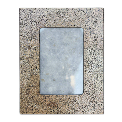 Eggshell Mosaic Picture Frame (4x6)