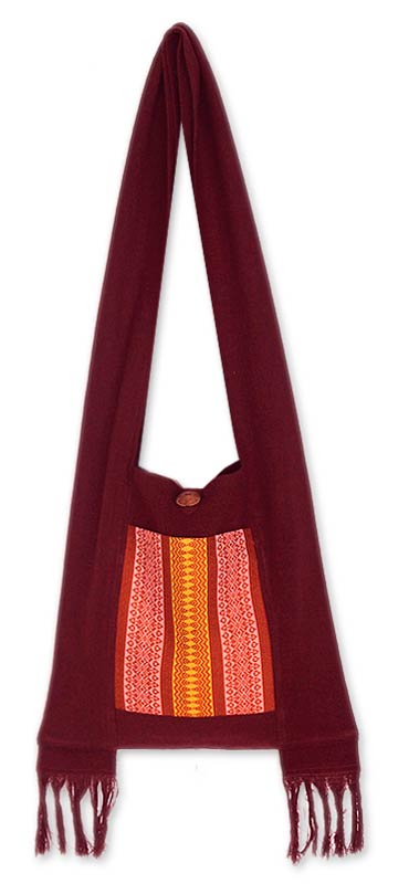 Cotton Sling Bag from Thailand