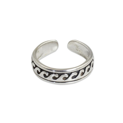 Modern Sterling Silver Toe Ring
