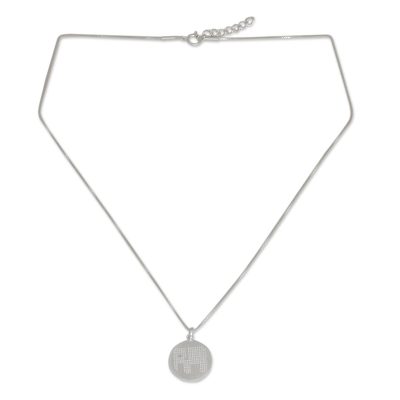 Sterling silver pendant necklace