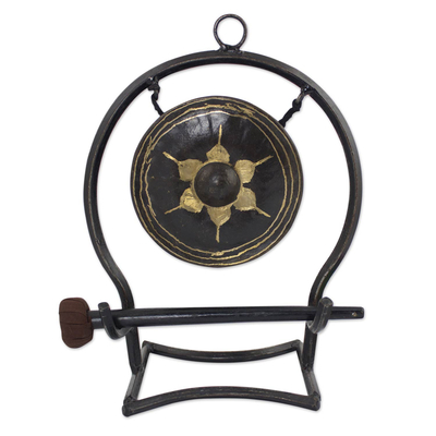 Iron and brass gong (Medium)
